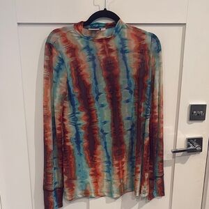 LOGO Layers Tie-Dye Top